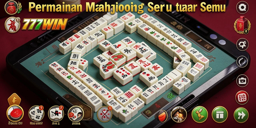 Screenshot gameplay Mahjong yang menarik di 777WIN.