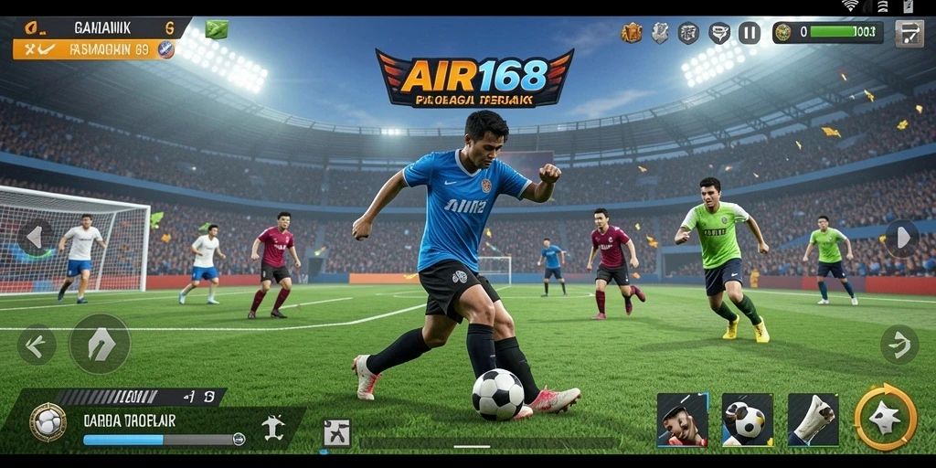 Tampilan gameplay olahraga yang seru dan kompetitif di AIR168.