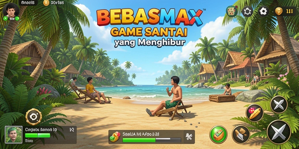 Screenshot gameplay BEBASMAX yang menunjukkan keseruan bermain.