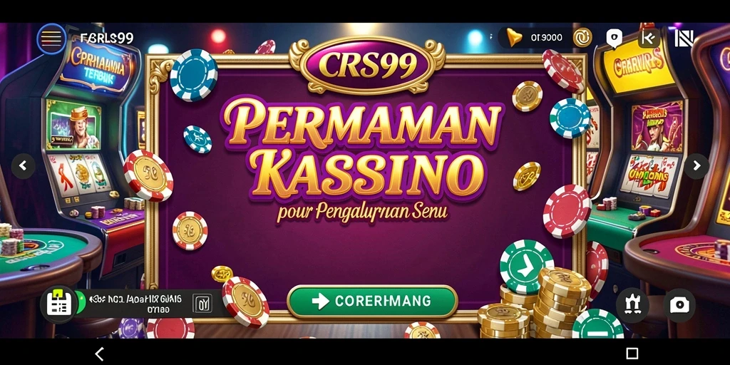 Tampilan gameplay seru dari aplikasi Kasino CRS99 yang mengasyikkan.
