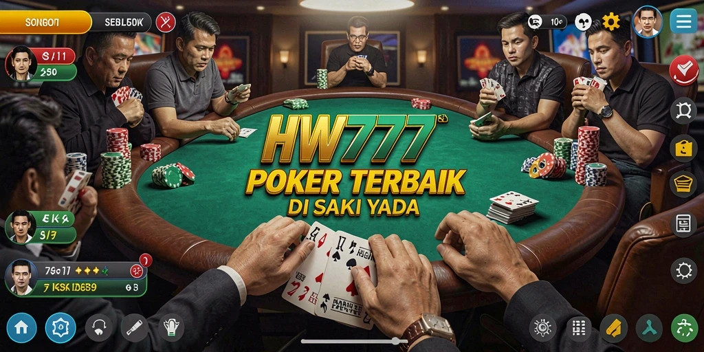 Tampilan antarmuka gameplay HW777 yang menarik dan interaktif.