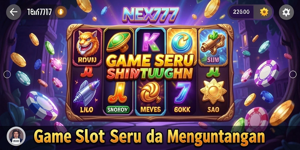 Tampilan menarik gameplay Slot NEX777 yang menyenangkan.