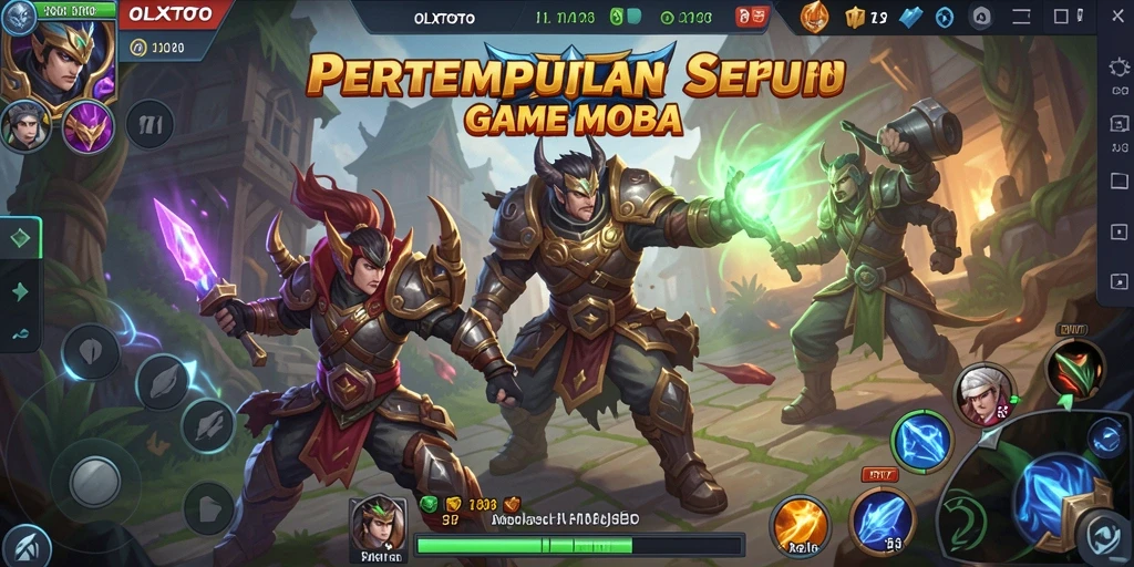 Gameplay seru dalam <strong>OLXTOTO</strong> dengan pertempuran tim yang intens.