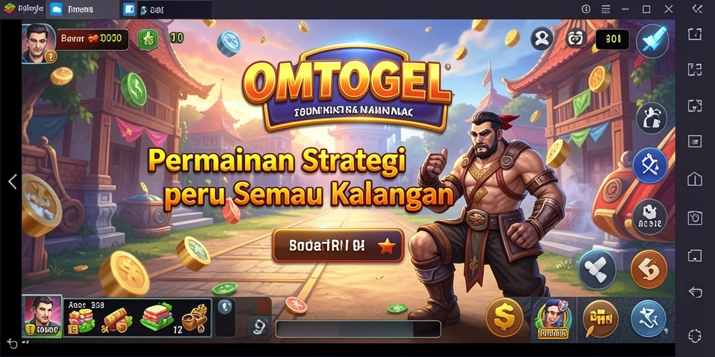 Tampilan gameplay menarik di <strong>OMTOGEL</strong> dengan berbagai karakter dan strategi.