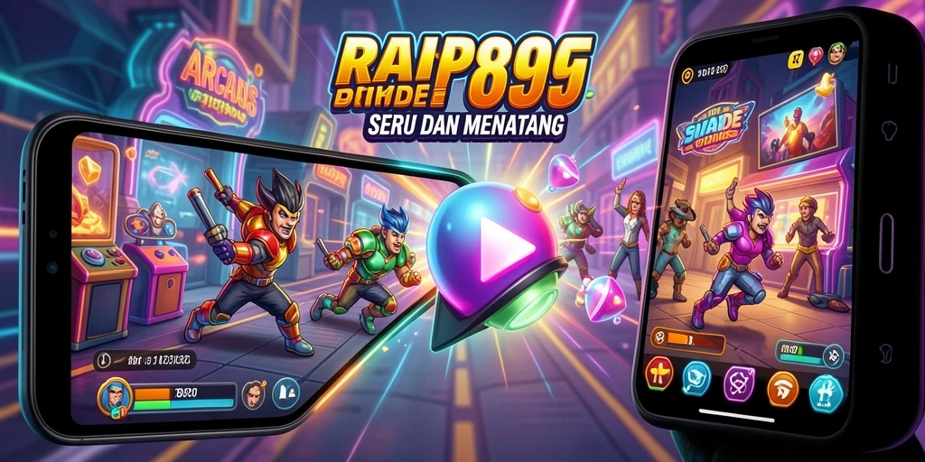 Tampilan gameplay seru dari RAP89 dengan tantangan arcade.