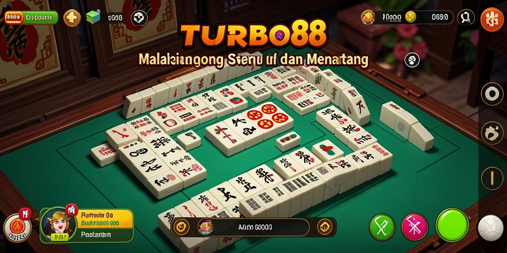 Tampilan gameplay TURBO88 dengan antarmuka yang modern dan intuitif.