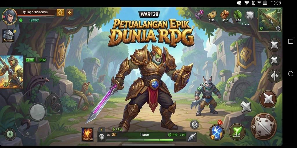 Tangkapan layar dari WAR138 menampilkan aksi gameplay RPG yang mendebarkan.