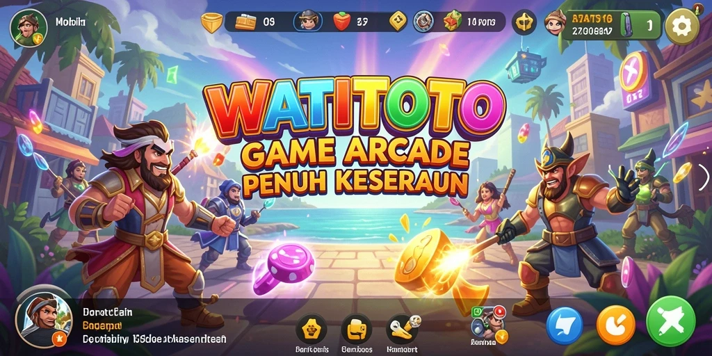 Tampilan gameplay WATITOTO yang seru dan penuh tantangan.