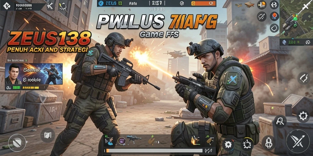 Screenshot dari gameplay <strong>ZEUS138</strong> yang menegangkan di medan perang.